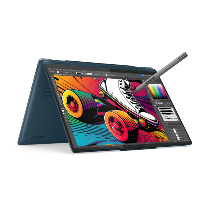 Lenovo Yoga 7 2-in-1 14IML9 14" 2.8K OLED Touch Intel Core Ultra 7 155H vPro Evo 32GB RAM 1TB SSD Win11Home BG kbd - Tidal Teal