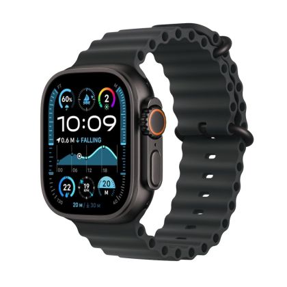 Apple Watch Ultra 2 v2 49mm GPS+4G - Black Titanium Case with Black Ocean Band