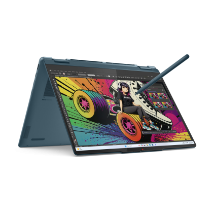 Lenovo Yoga 7 2-in-1 14AKP10 14" WUXGA OLED Touch AMD Ryzen AI 5 340 24GB RAM 1TB SSD Win11Home BG kbd - Tidal Teal