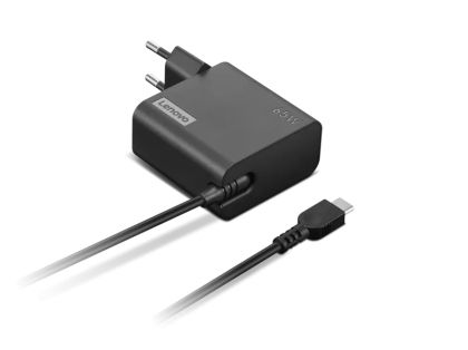 Lenovo 65W USB-C Wall Adapter-EU Pin - Black