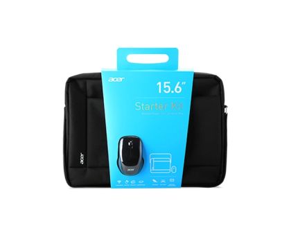 Acer 15.6" Notebook Starter Kit Bag + Wireless Mouse - Black