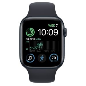 Apple Watch SE2 GPS 44mm - Midnight Aluminium Case with Midnight Sport Band - Regular