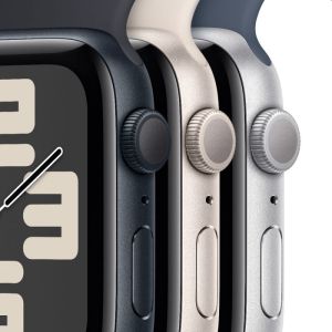 Apple Watch SE2 v2 GPS 44mm - Starlight Aluminium Case with Starlight Sport Band - M/L