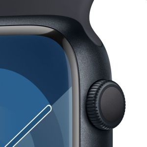 Apple Watch Series 9 GPS 45mm - Midnight Aluminium Case with Midnight Sport Band - S/M