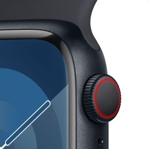 Apple Watch Series 9 GPS+4G/LTE 41mm - Midnight Aluminium Case with Midnight Sport Band - S/M
