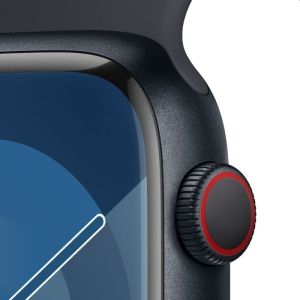 Apple Watch Series 9 GPS+4G/LTE 45mm - Midnight Aluminium Case with Midnight Sport Band - S/M