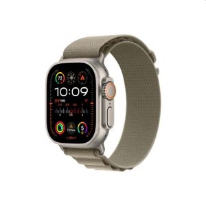 Apple Watch Ultra 2 49mm GPS+4G - Titanium Case with Olive Alpine Loop - Medium
