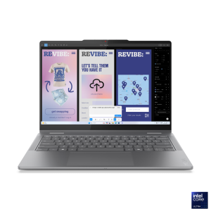 Lenovo Yoga 7 2-in-1 14ILL10 14" 2.8K OLED Touch Intel Core Ultra 7 258V Evo 32GB RAM 1TB SSD Win11Home BG kbd - Luna Grey 
