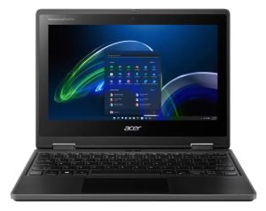 Acer TravelMate Spin B3 TMB311R-32-C24D 11.6” HD IPS Touch Intel Celeron N4500 8GB RAM 128GB eMMC Win11Pro EDU BG kbd - Black