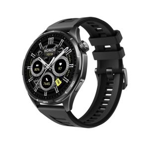 Honor Watch 6 BT - Shadow Black with Black Fluoroelastomer Strap - EU Version