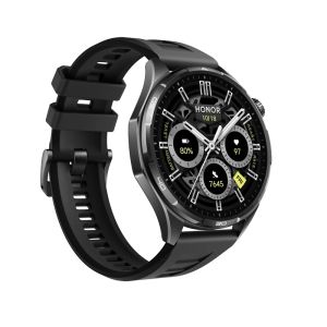 Honor Watch 6 BT - Shadow Black with Black Fluoroelastomer Strap - EU Version
