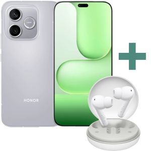КОМБИНАЦИЯ С ПОДАРЪК Honor 600 Lite LNA-N31C 5G 8GB 256GB - Velvet Grey + Honor Earbuds A Pro - White