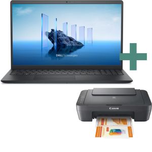 КОМБИНАЦИЯ С ПОДАРЪК Dell Pro 15 Essential PV15250 15.6" FHD IPS Intel Core i7-1355U vPro 16GB RAM 512GB SSD Ubuntu BG kbd - Carbon Black + Canon PIXMA MG2551S All-In-One - Grey