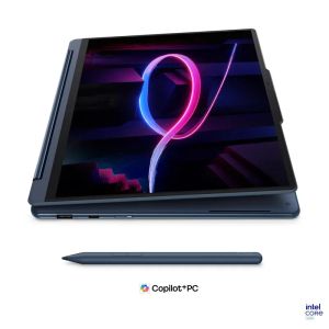 КОМБИНАЦИЯ Lenovo Yoga 9 2-in-1 Aura Edition 14IPH11 14" 2.8K OLED Touch Intel Core Ultra 7 355 Evo 32GB RAM 2TB SSD Win11Home BG kbd - Cosmic Blue + Lenovo Yoga Pen Gen 2 with Case - Cosmic Blue