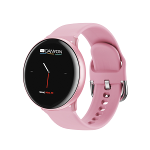 Canyon Marzipan SW-75 Smartwatch, Pink with extra pink leather belt
