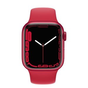 Apple Watch Series 7 GPS 41mm - (PRODUCT)RED Aluminium Case with (PRODUCT)RED Sport Band - Regular