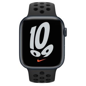 Apple Watch Nike Series 7 GPS 45mm - Midnight Aluminium Case with Anthracite/Black Nike Sport Band - Regular