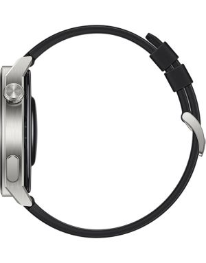 Huawei Watch GT 3 Pro 46mm Titanium Odin-B19S - Black Fluoroelastomer Strap