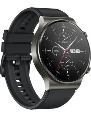Huawei Watch GT 2 Pro Sport 46.7mm Vidar-B19S - Night Black - Black Fluoroelastomer Strap