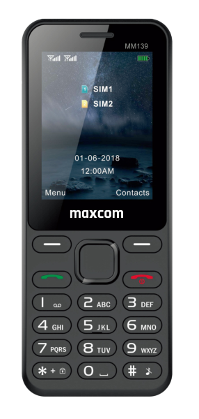 Maxcom Classic MM139 DS - Black