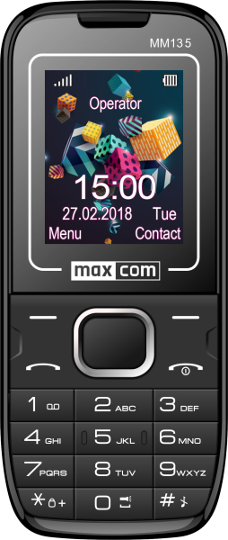 Maxcom Classic MM135 DS 4GB 4GB - Black/Blue