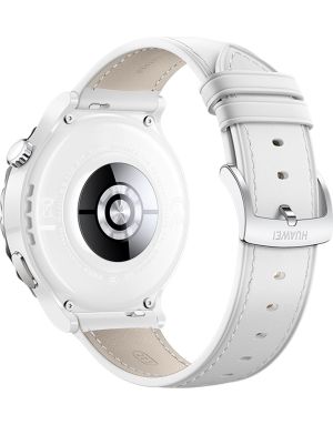 Huawei Watch GT 3 Pro 43mm Ceramic Frigga-B19V - White Leather Strap