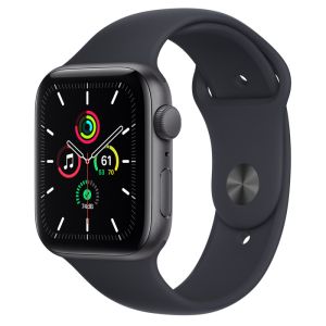 Apple Watch SE (ver2) GPS+4G 44mm - Space Grey Aluminium Case with Midnight Sport Band - Regular